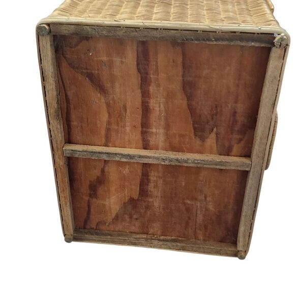 Vintage Rattan Wicker Elephant Trunk Storage Chest Basket Baby Nursery - Picture 2 of 11